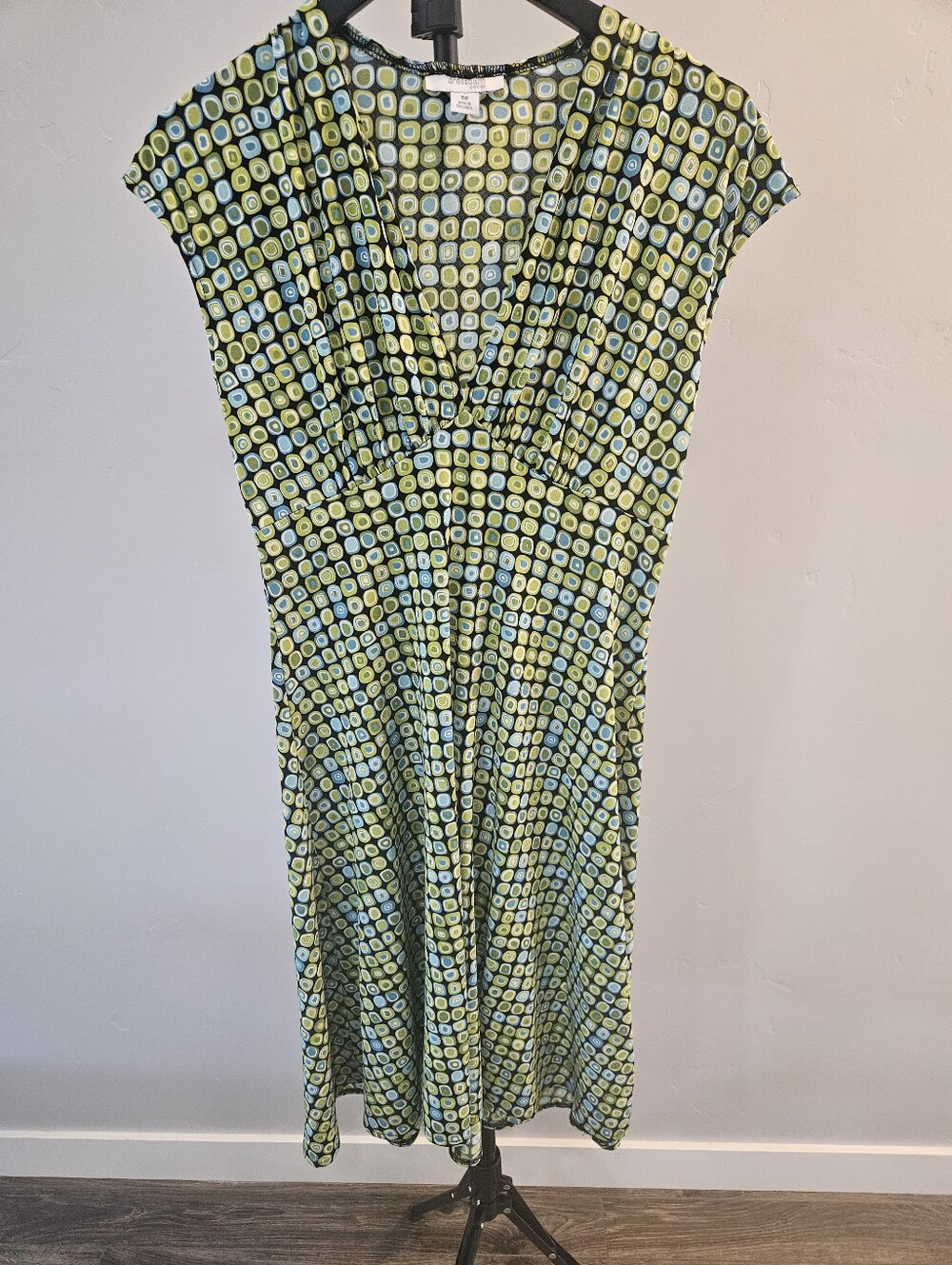 Y2K Dressbarn geometric print dress m. Size 8P